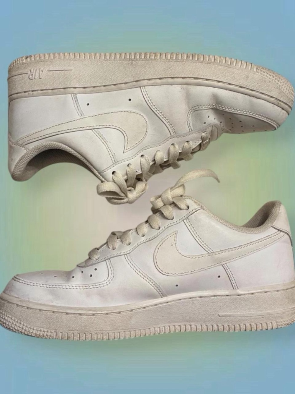 Nike Air Force 1’s Classic Low-Top Leather Sneakers